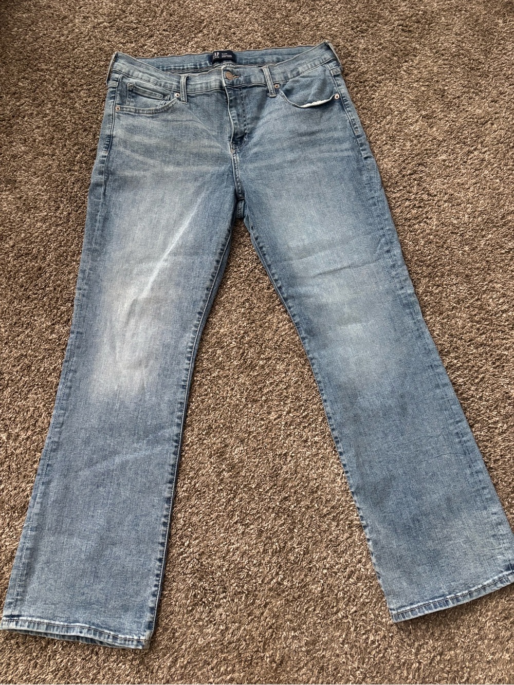 GAP Women's Light Blue Baby Boot Cut Jeans